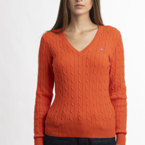 SWEATER WOMEN ORANGE « GANT / ACM » - L
