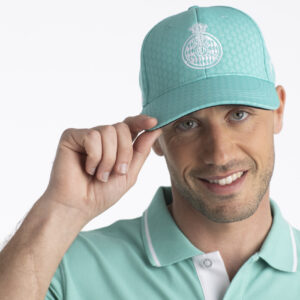 CASQUETTE TURQUOISE OFFICIELLE "MONACO GRAND PRIX" - TURQUOISE