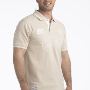POLO BEIGE OFFICIEL "MONACO GRAND PRIX 2025" POUR HOMME - 2 XL
