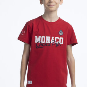 T-SHIRT OFFICIEL ROUGE "MONACO GRAND PRIX 2025" POUR ENFANT - 4 ans