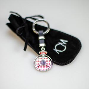 PORTE-CLÉS ARGENT " AUTOMOBILE CLUB DE MONACO"