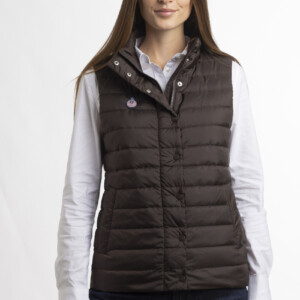 BODYWARMER BROWN « GANT / ACM » FOR WOMEN - M