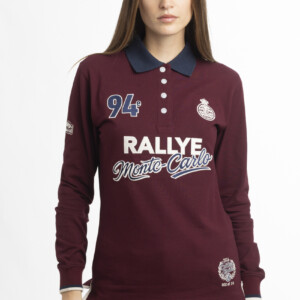POLO BORDEAUX OFFICIAL "RALLYE MONTE-CARLO 2026" FOR WOMEN - XS