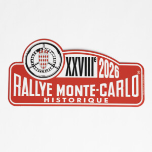 PLAQUE MÉTAL « RALLYE MONTE-CARLO HISTORIQUE 2026 »